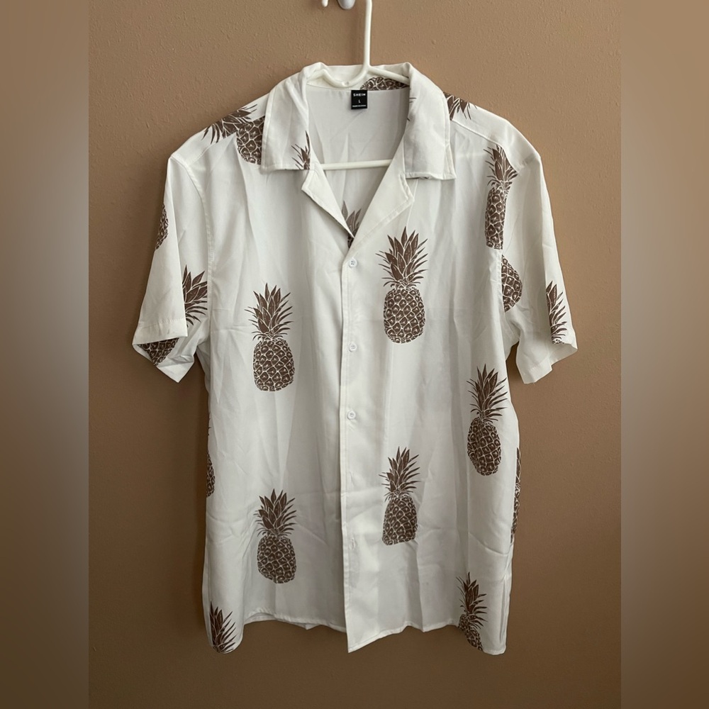 Mens Shein pineapple top